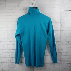 COLUMBIA SPORTSWEAR COMPANY TEAL LONG SLEEVE EXTRA LONG TURTLENECK SIZE SMALL